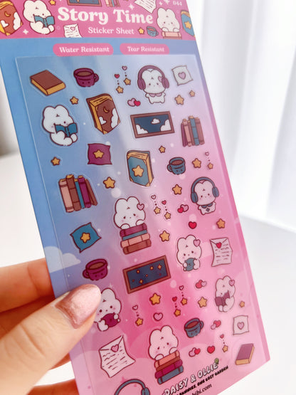 Bunny Storytime Sticker Sheet