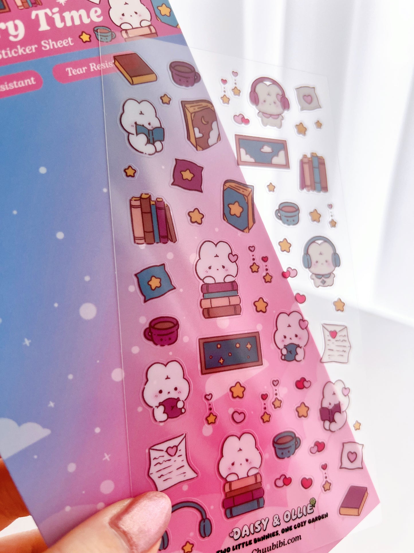 Bunny Storytime Sticker Sheet