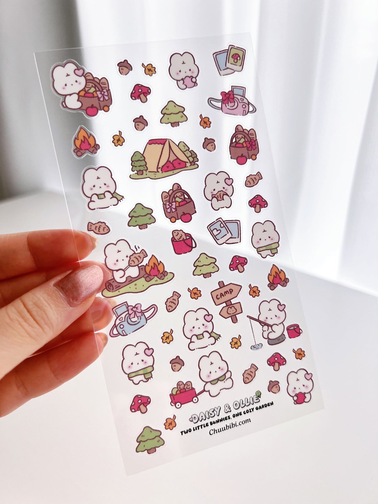 Bunny Camp Sticker Sheet