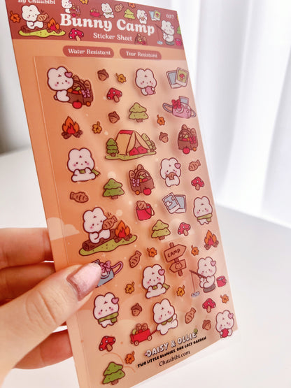 Bunny Camp Sticker Sheet