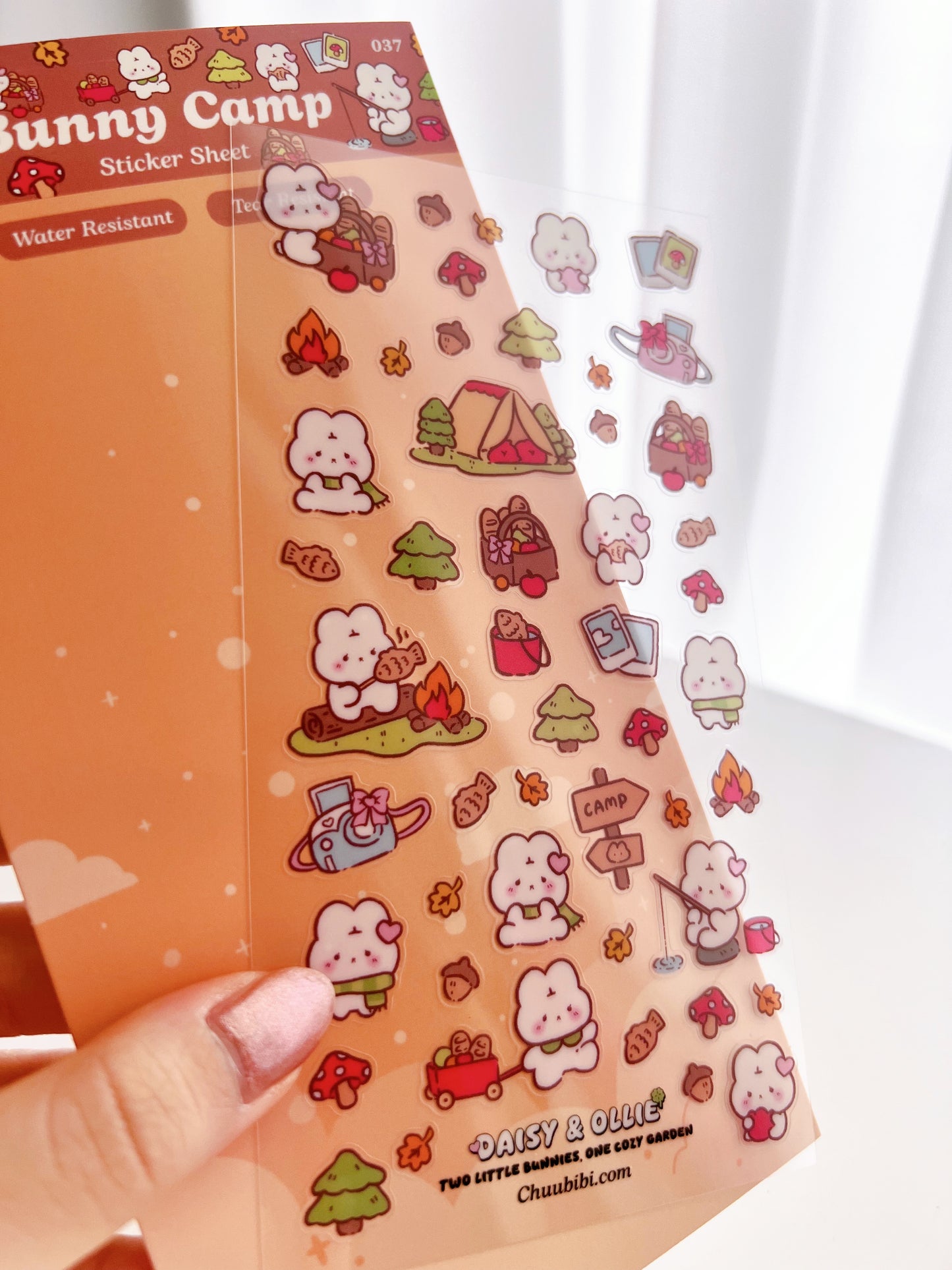 Bunny Camp Sticker Sheet