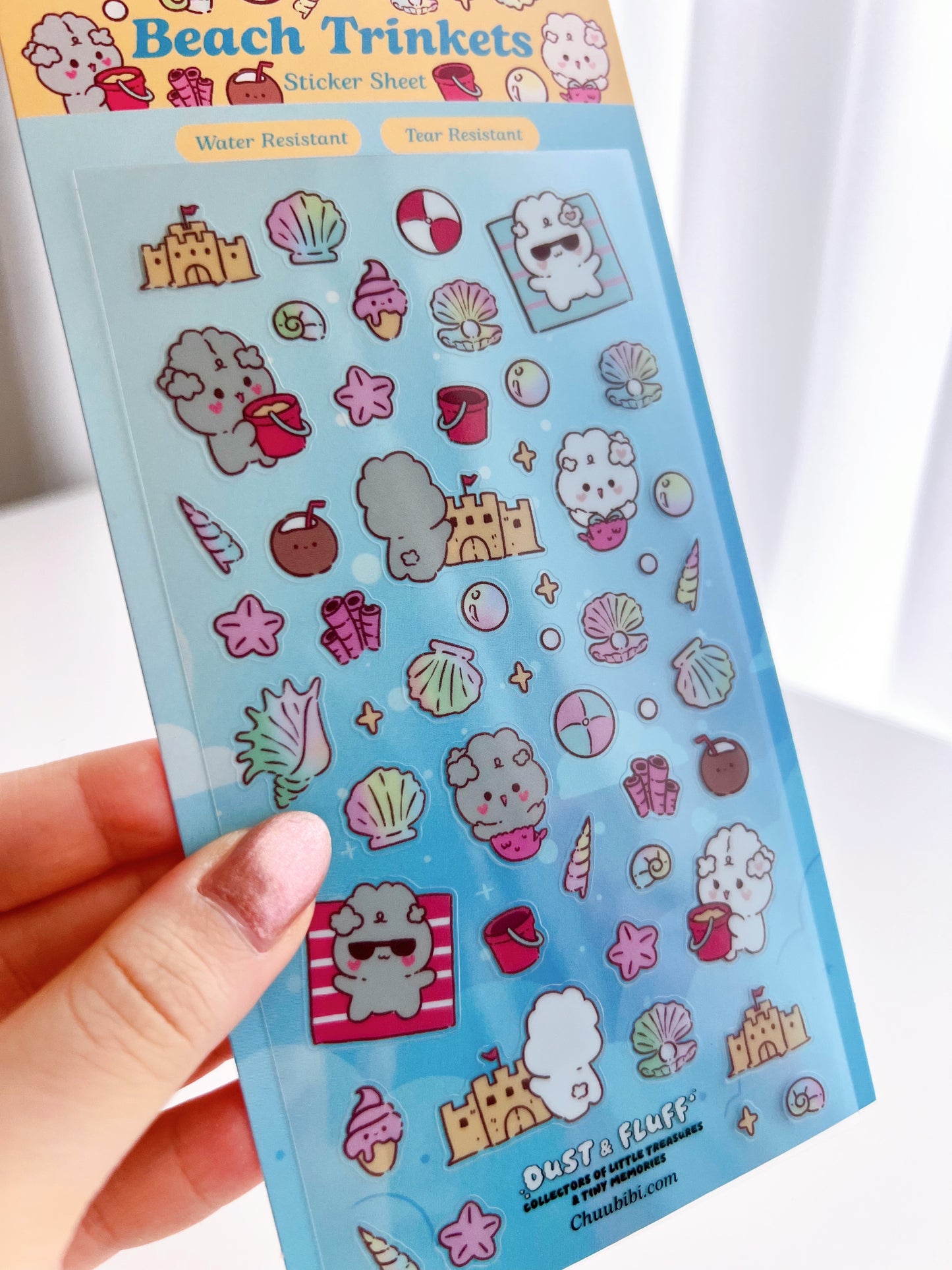Beach Trinkets Sticker Sheet