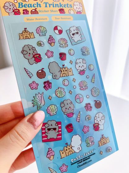 Beach Trinkets Sticker Sheet