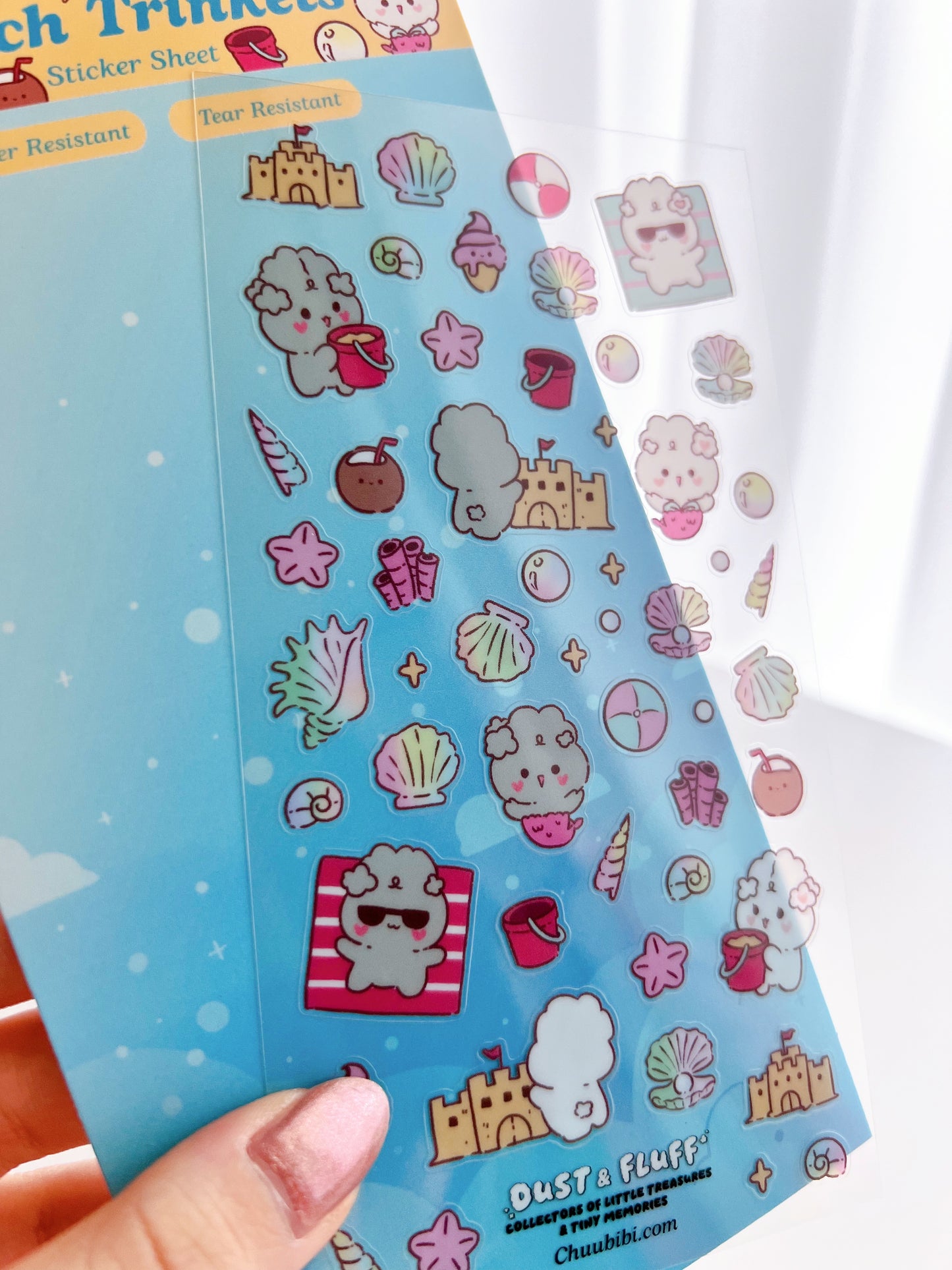 Beach Trinkets Sticker Sheet