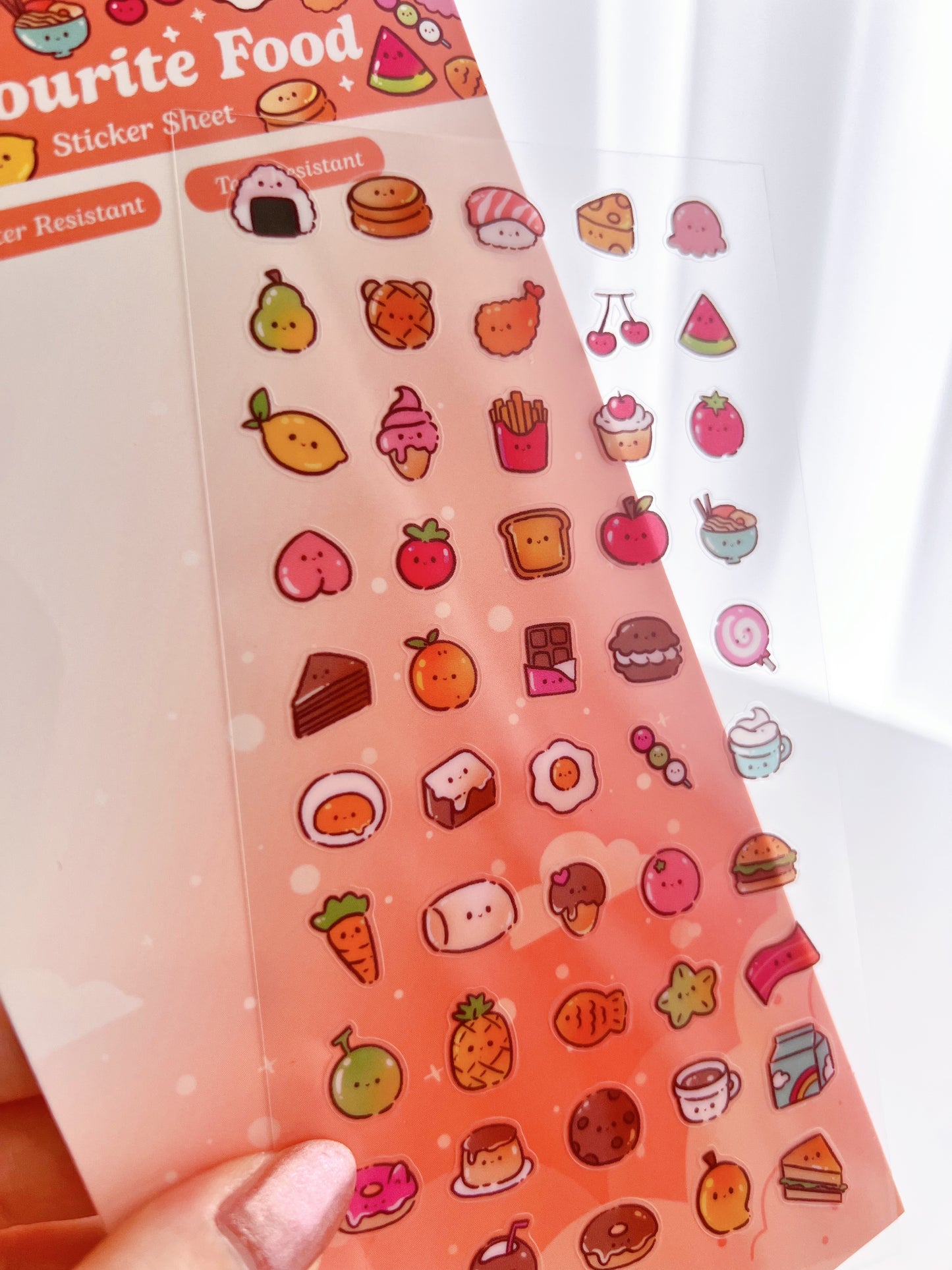 Favourite Foods Sticker Sheet