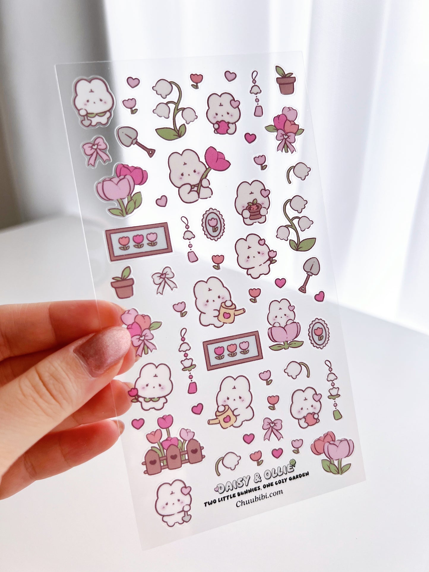 Bunny Garden Sticker Sheet
