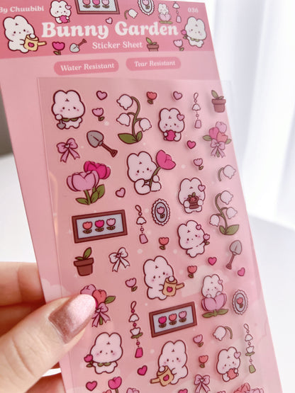 Bunny Garden Sticker Sheet