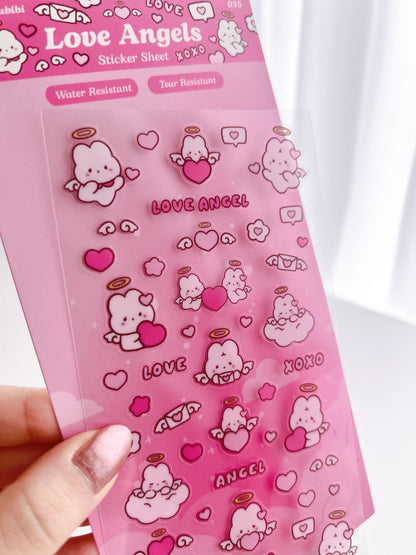 Love Angels Sticker Sheet