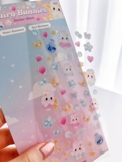 Fairy Bunnies Sticker Sheet