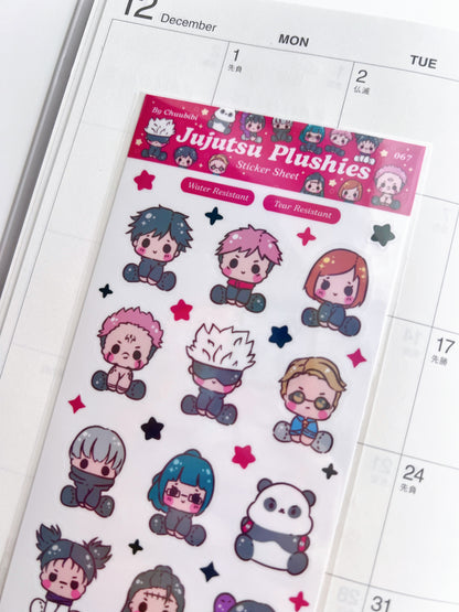 Jujutsu Plushies Sticker Sheet