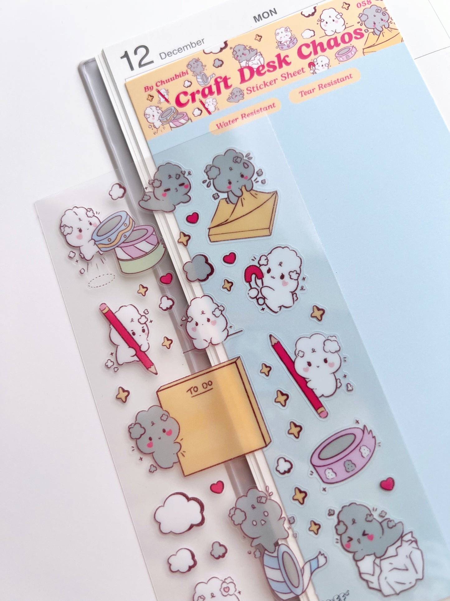 Craft Desk Chaos Sticker Sheet