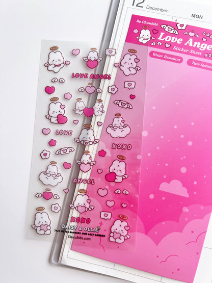 Love Angels Sticker Sheet