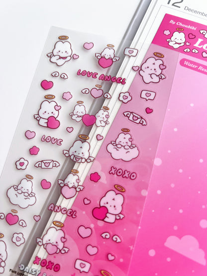 Love Angels Sticker Sheet