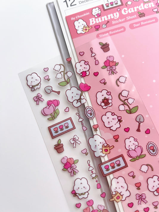 Bunny Garden Sticker Sheet