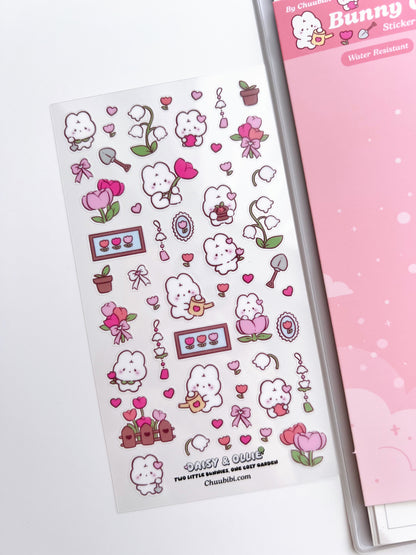 Bunny Garden Sticker Sheet