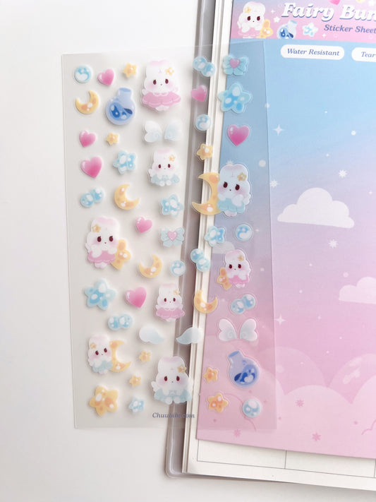 Fairy Bunnies Sticker Sheet