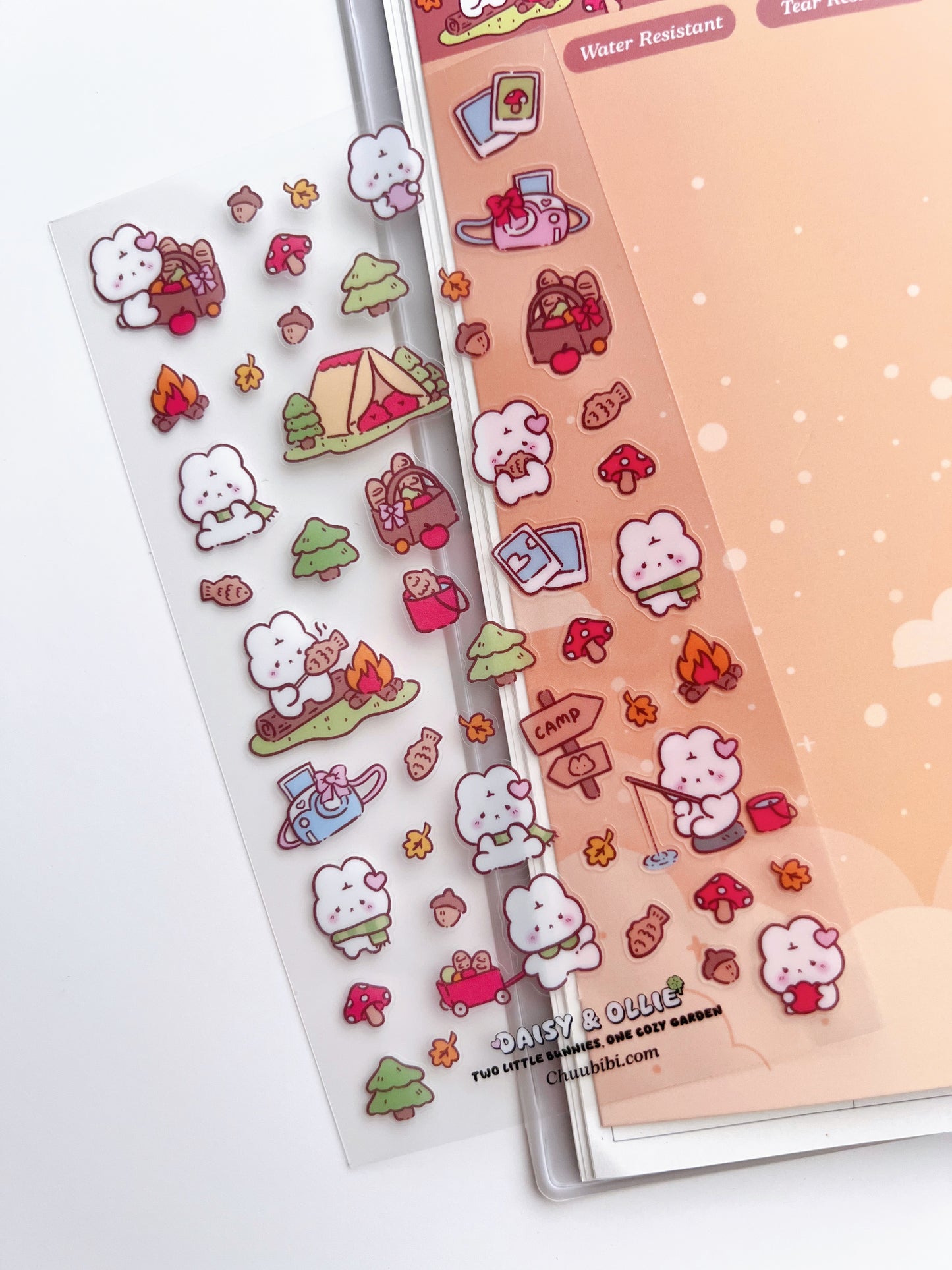Bunny Camp Sticker Sheet