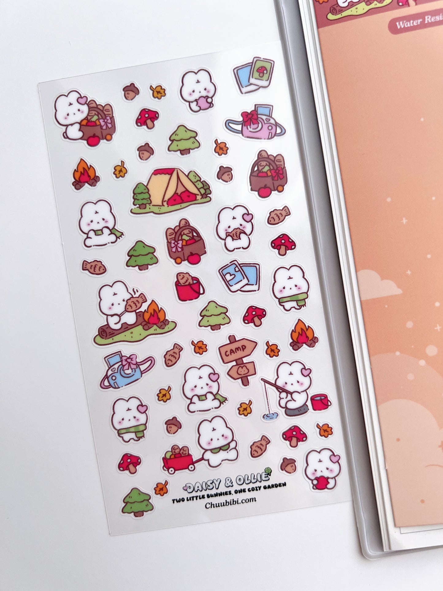 Bunny Camp Sticker Sheet