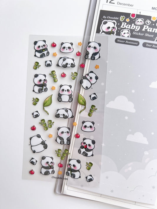 Baby Panda Sticker Sheet
