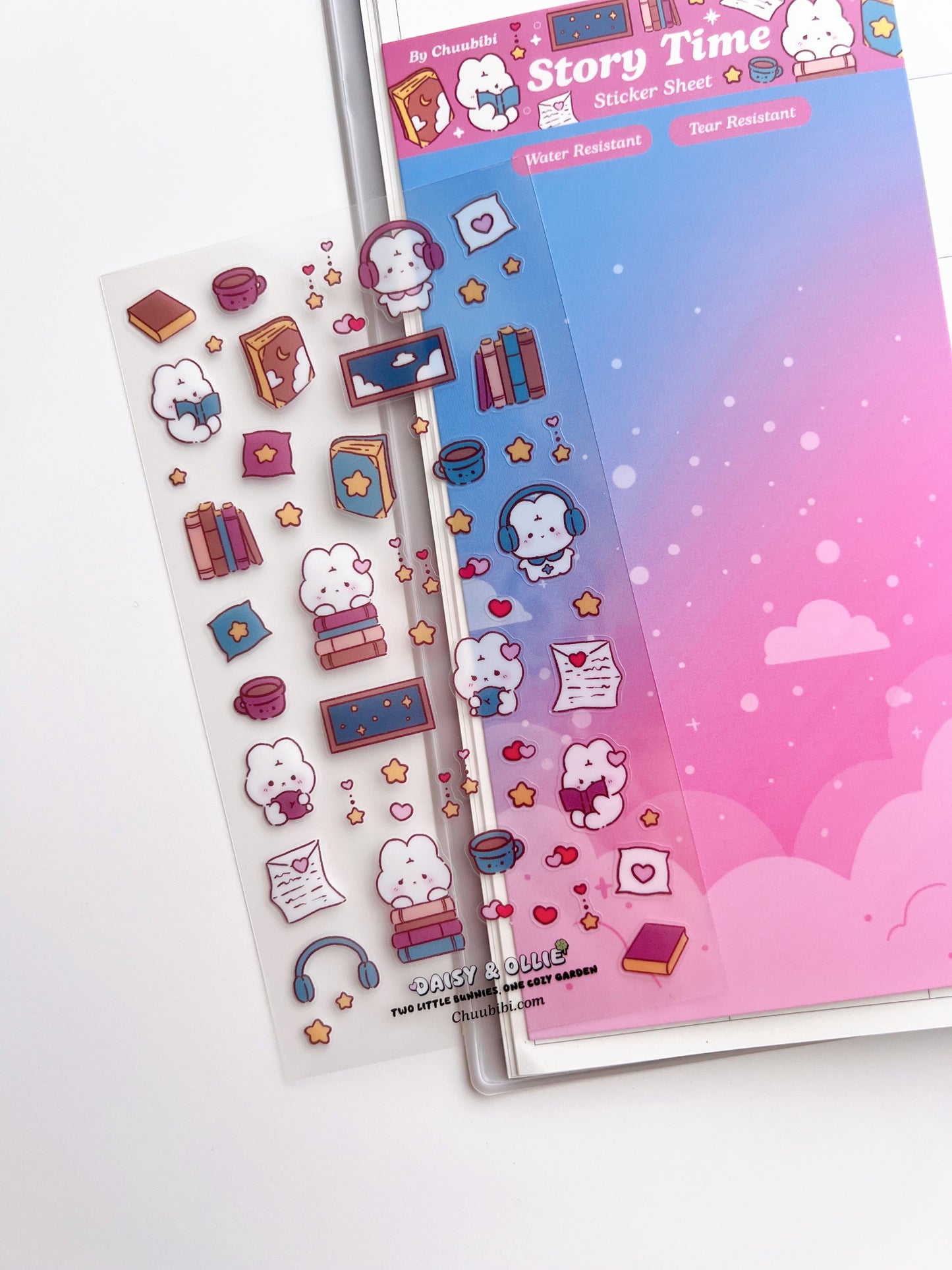 Bunny Storytime Sticker Sheet