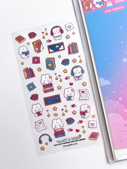 Bunny Storytime Sticker Sheet
