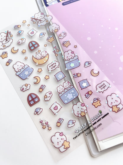 Bunny Bedtime Sticker Sheet