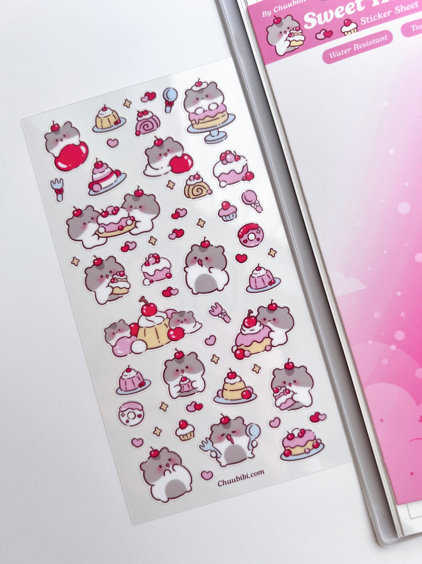 Sweet Hamster Sticker Sheet