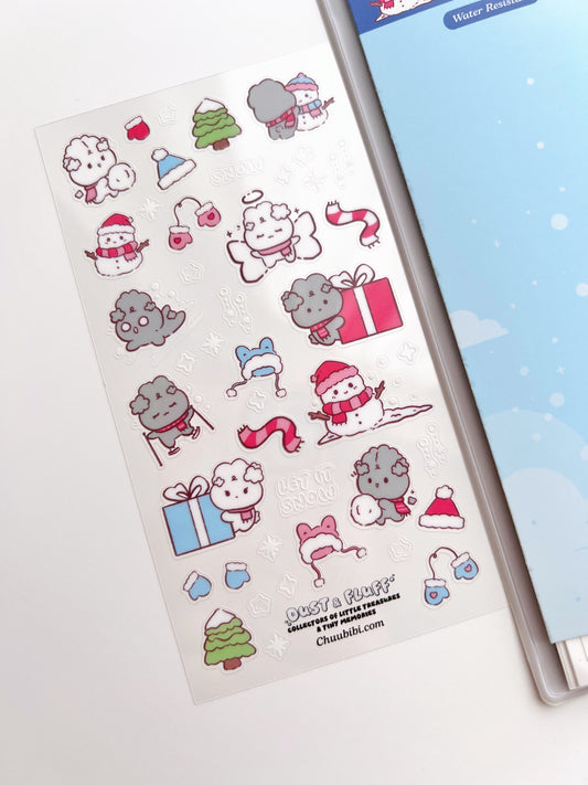Snow Bunnies Sticker Sheet