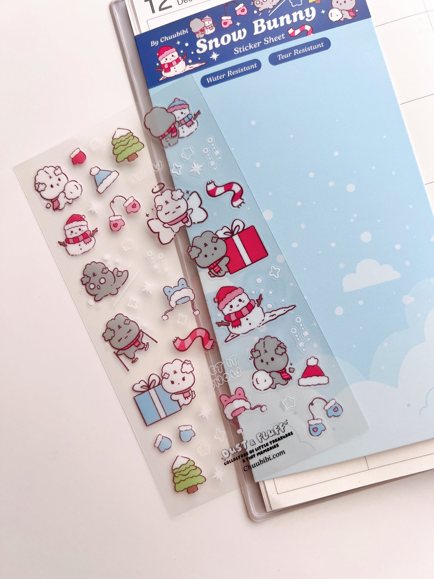 Snow Bunnies Sticker Sheet