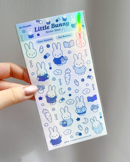 Little Blue Bunny Sticker Sheet