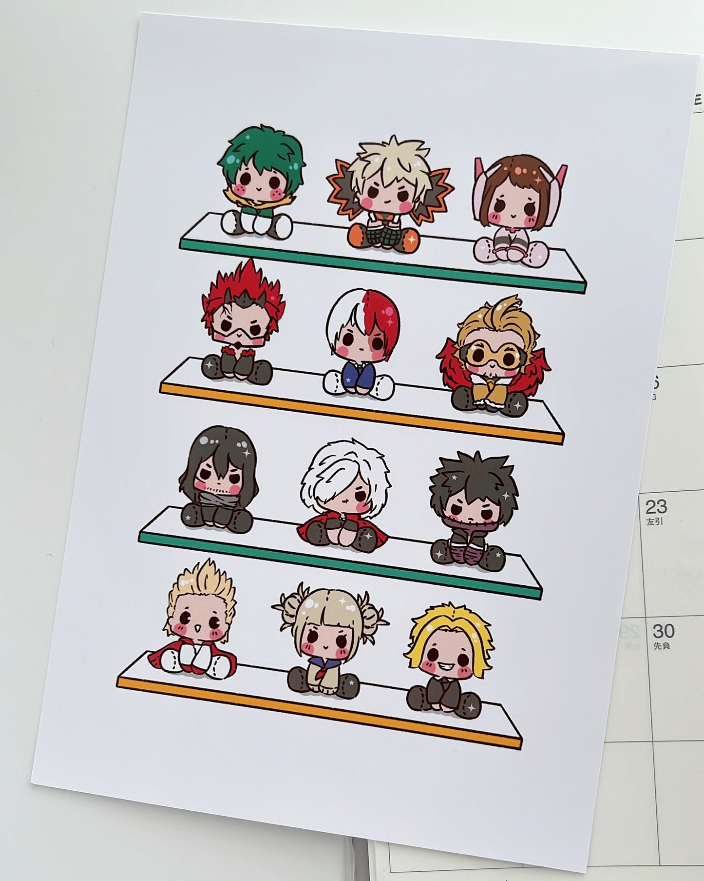 My Hero Plushies Art Print