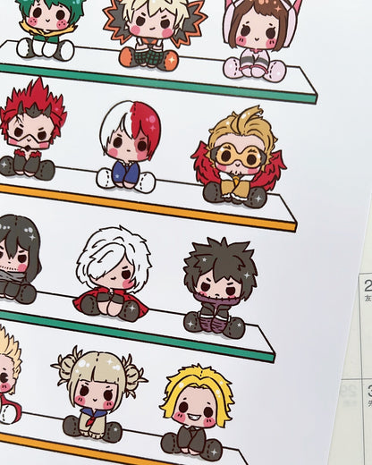 My Hero Plushies Art Print