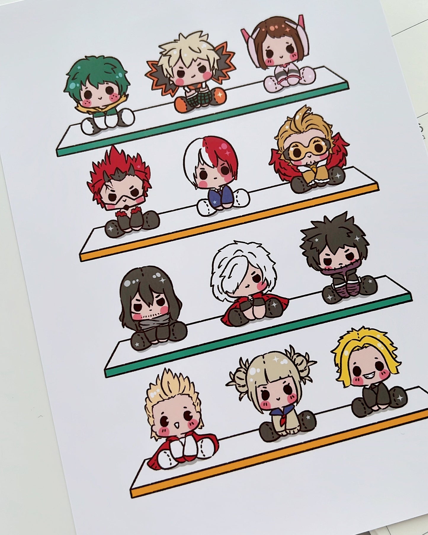 My Hero Plushies Art Print
