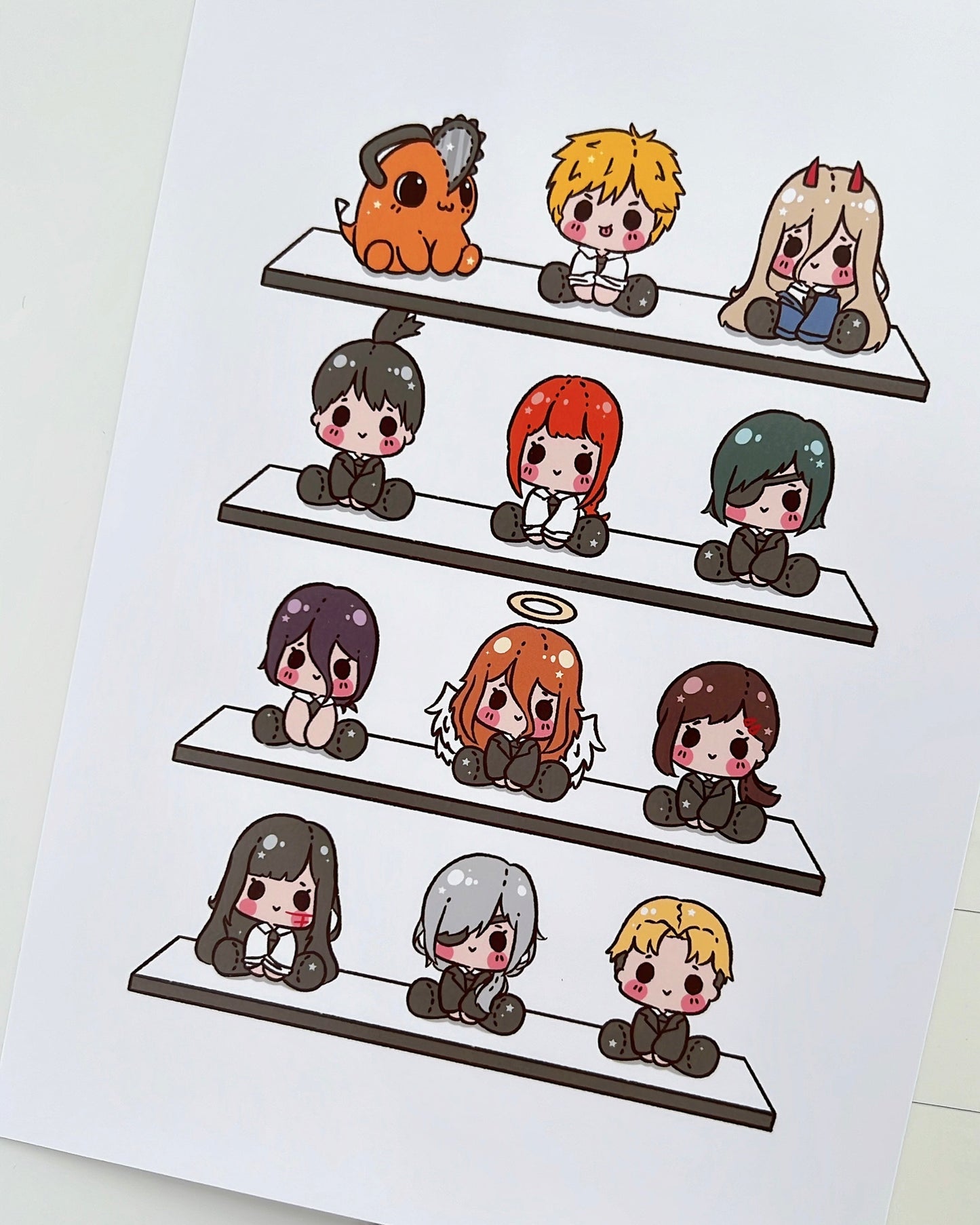 Chainsaw Plushies Art Print