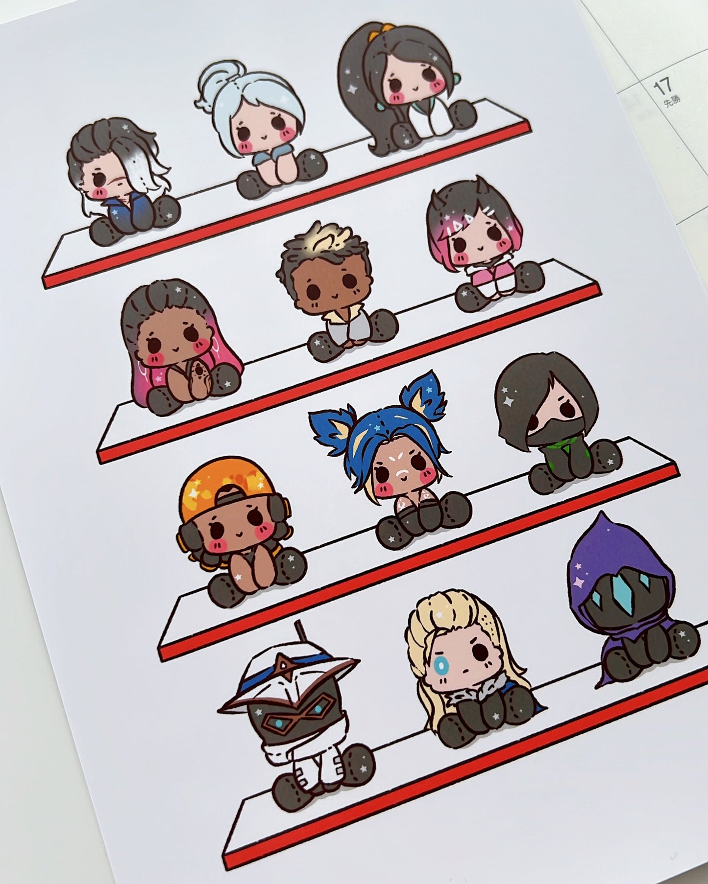 Valo Plushies Art Print