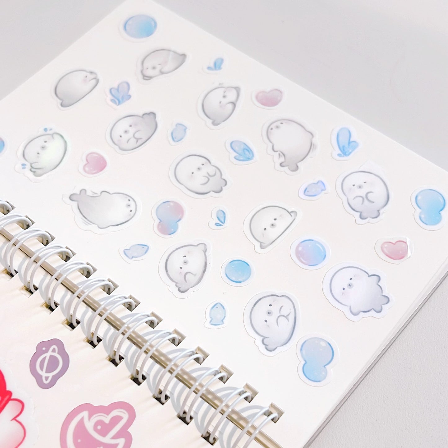 Baby Seal Holographic Sticker Sheet