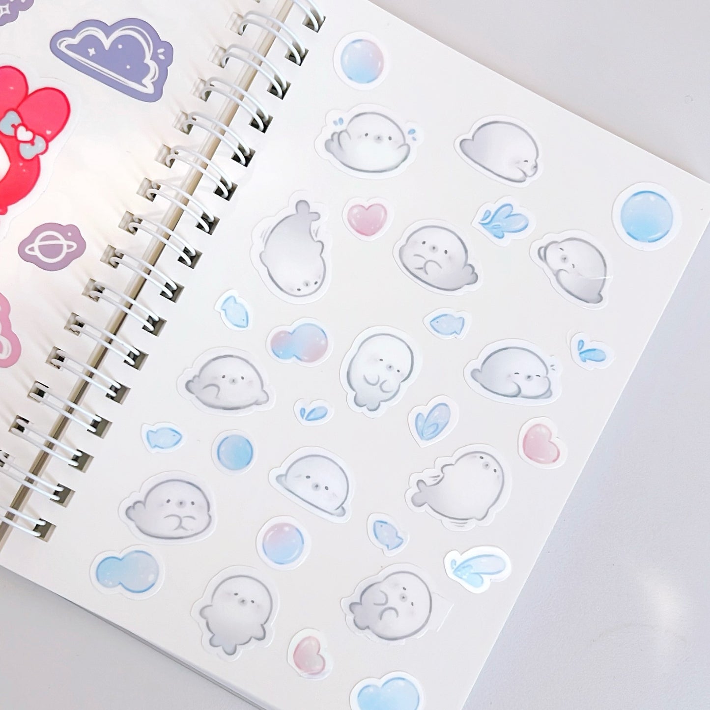 Baby Seal Holographic Sticker Sheet
