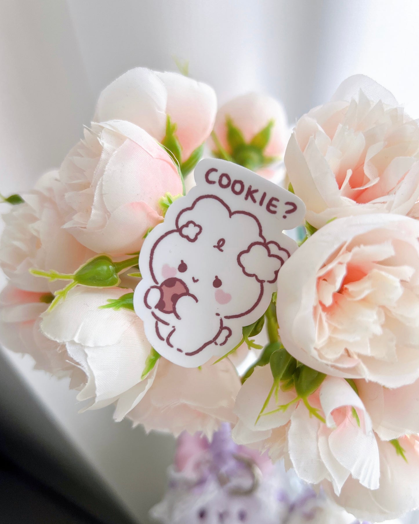 Cookie? Bunny Vinyl Sticker