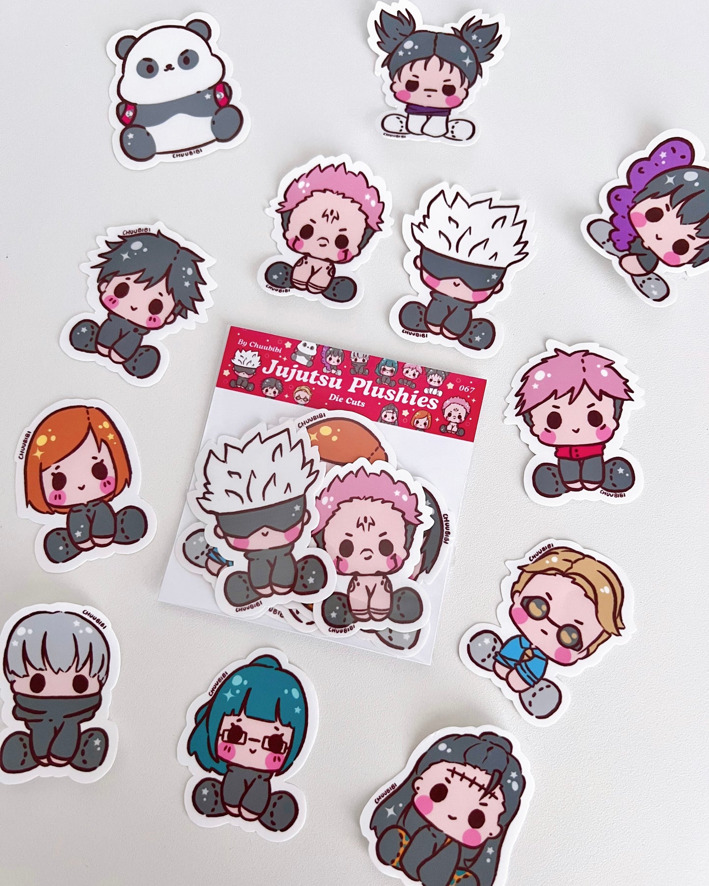Jujutsu Plushies Vinyl Sticker Pack