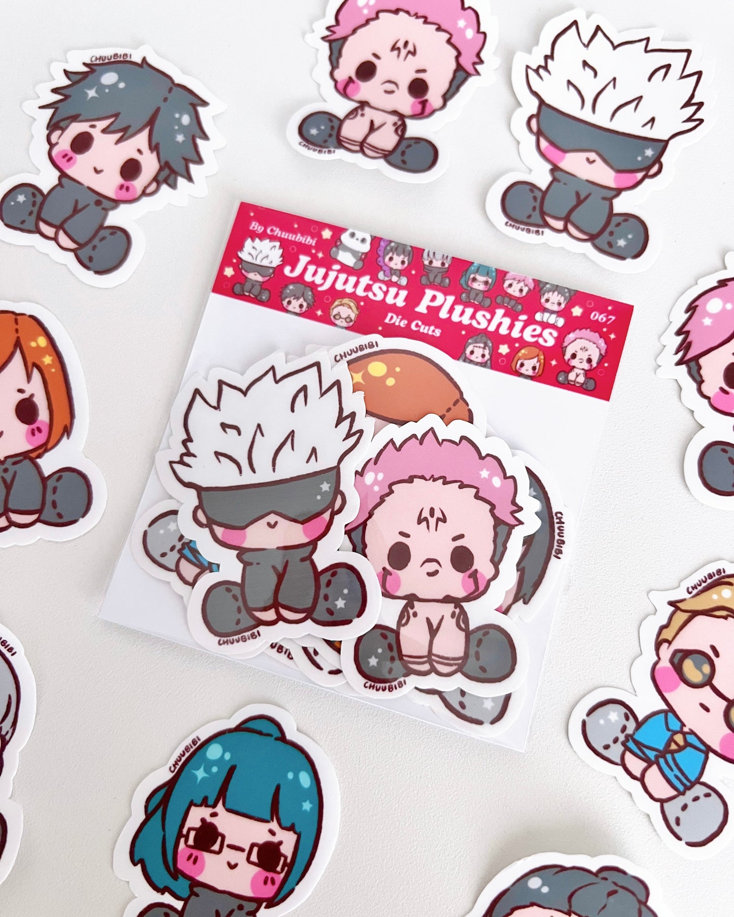 Jujutsu Plushies Vinyl Sticker Pack