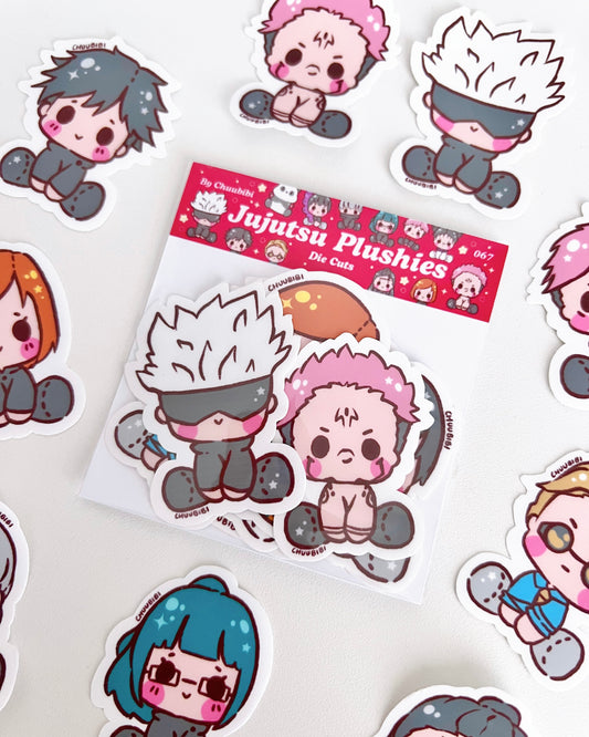 Jujutsu Plushies Vinyl Sticker Pack
