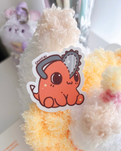 Chainsaw Vinyl Sticker