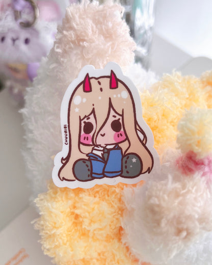 Chainsaw Vinyl Sticker