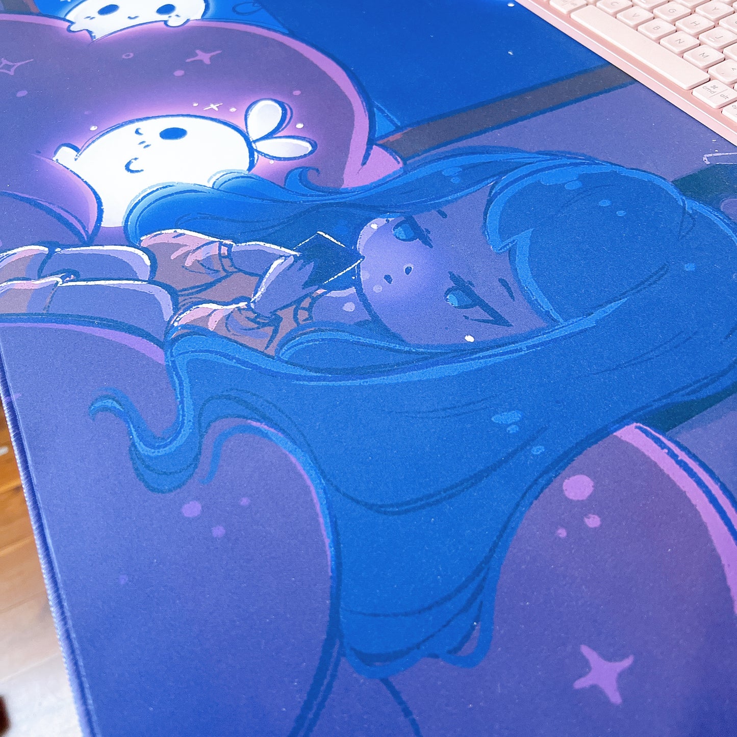 Late Night Texts Desk Mat