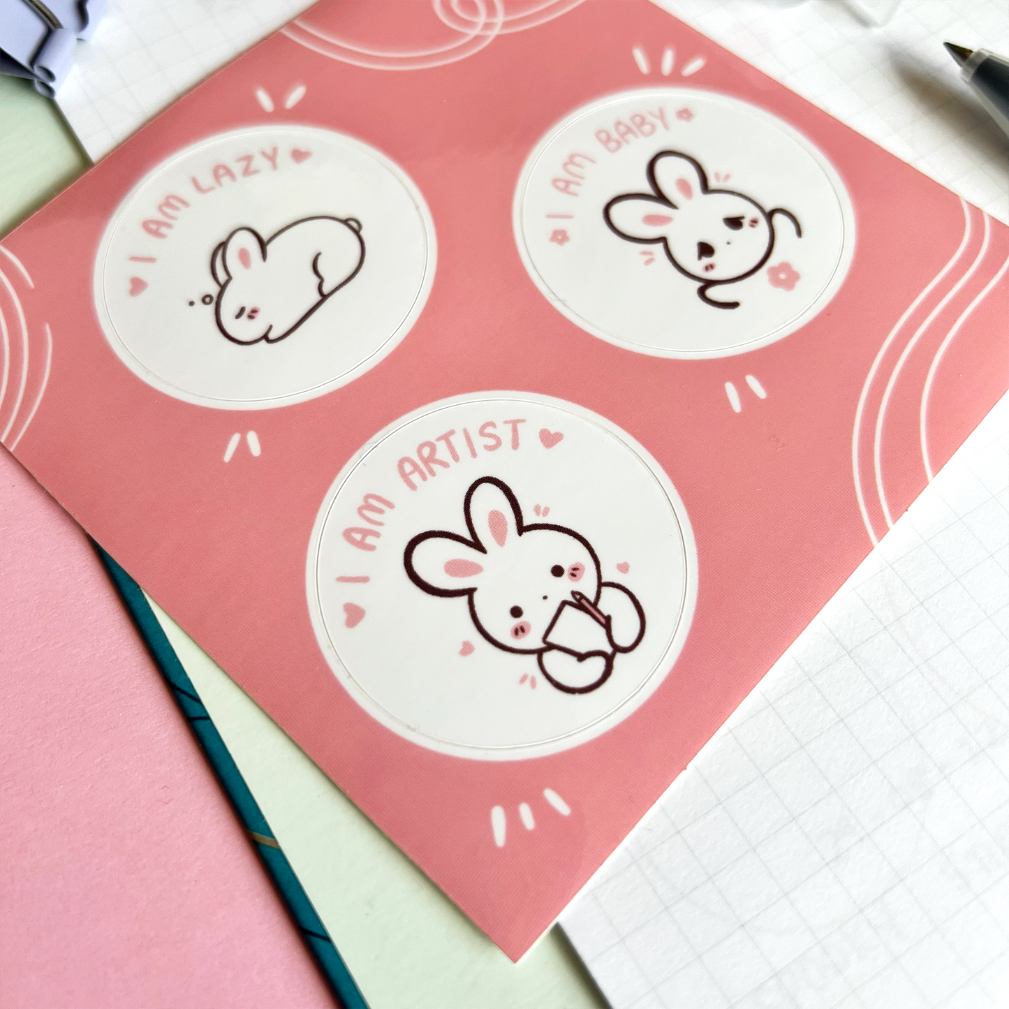 I am Artist Sticker Sheet