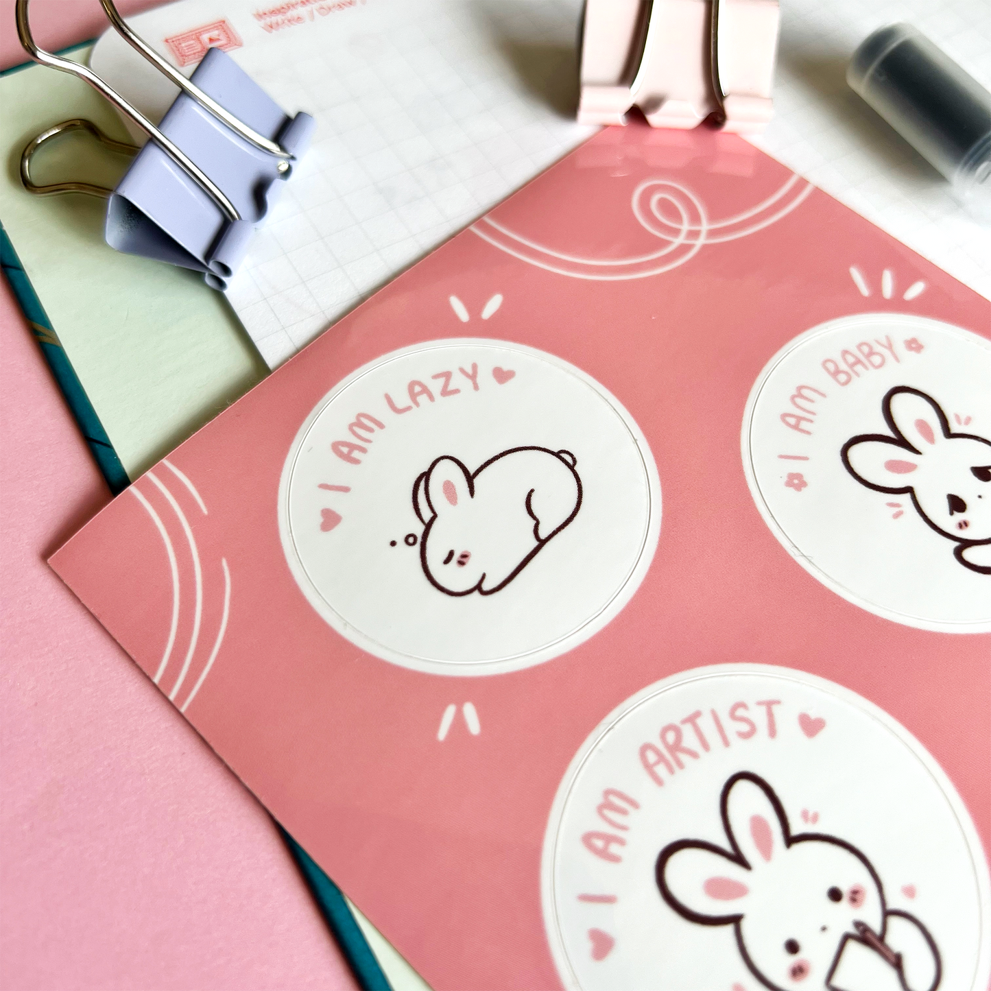 I am Artist Sticker Sheet