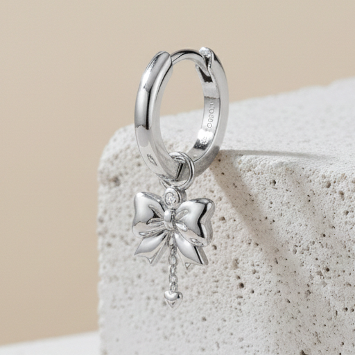 Infinity Bow Drop Earrings