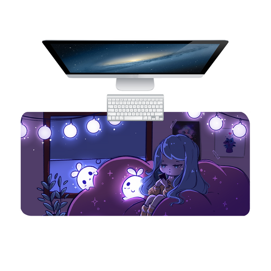 Late Night Texts Desk Mat
