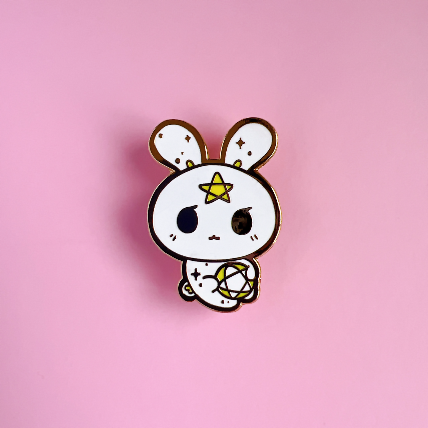 Star & Moon Enamel Pin Set