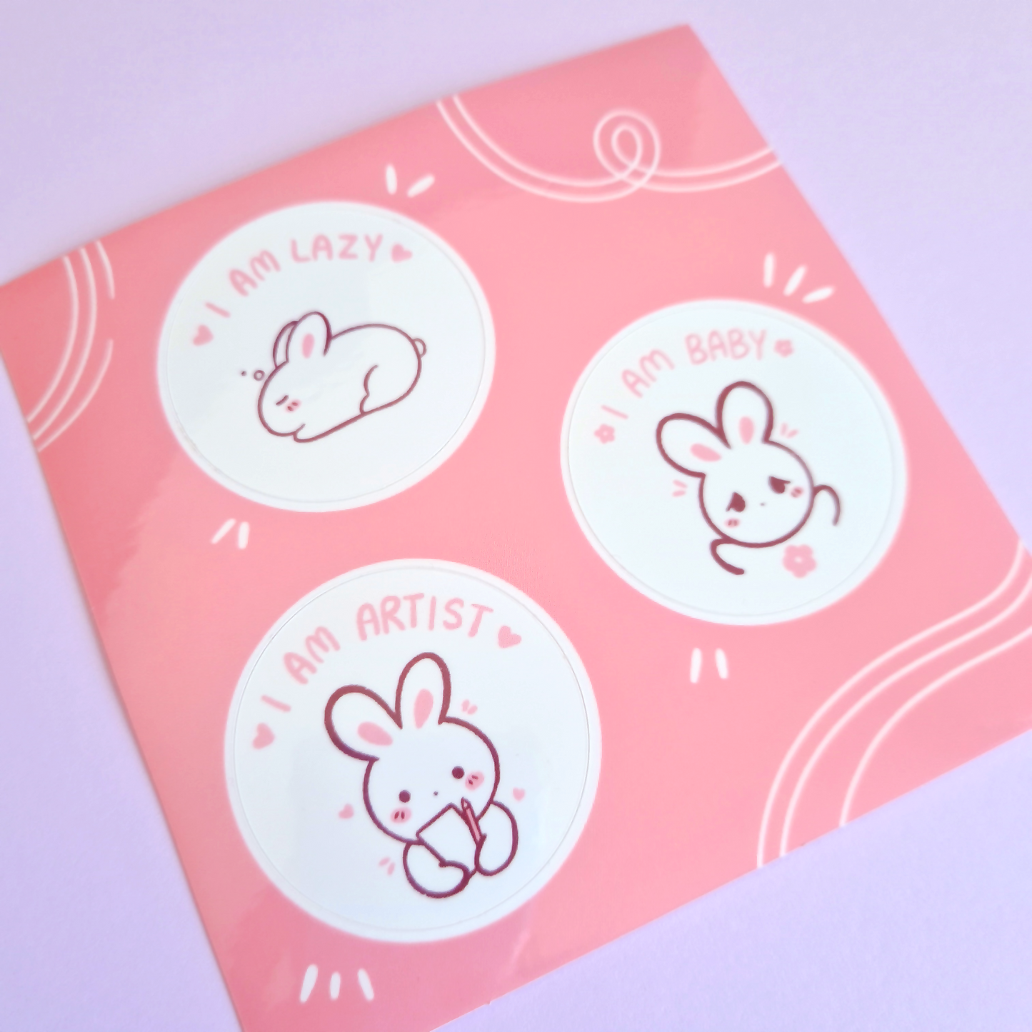 I am Artist Sticker Sheet